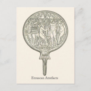 Etruscan Artefacts 4 Postcard