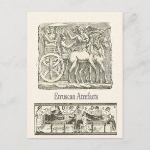 Etruscan Artefacts 5 Postcard