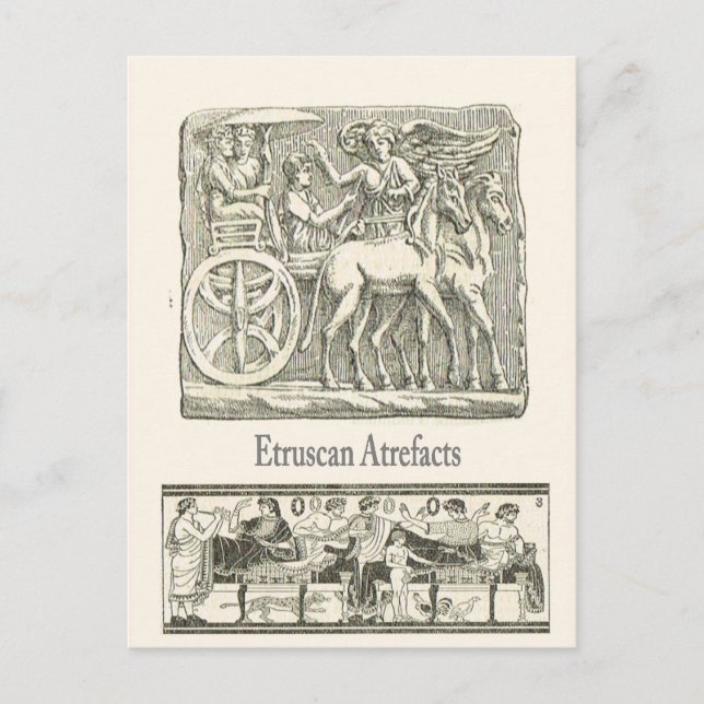 Etruscan Artefacts 5 Postcard (Front)
