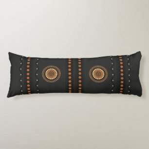 Etruscan Bucchero "Axis Mundi" Long Body Pillow