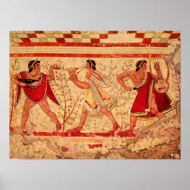 Etruscan musicians poster (Front)