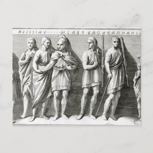 Etruscan Sarcophagus Postcard (Front)