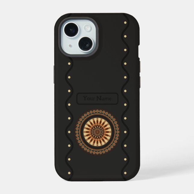 Etruscan-style iPhone 15 Case (Back)