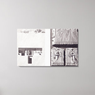 Etruscan Tombs, c. 1780 Canvas Print