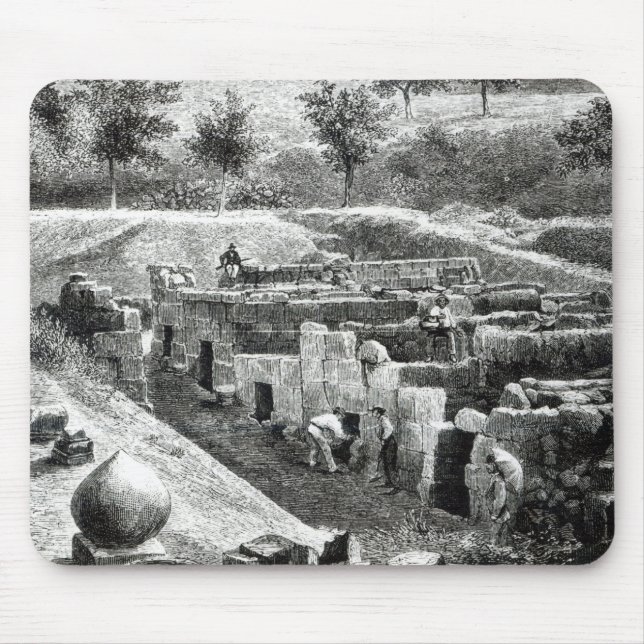 Etruscan Tombs Mouse Pad (Front)