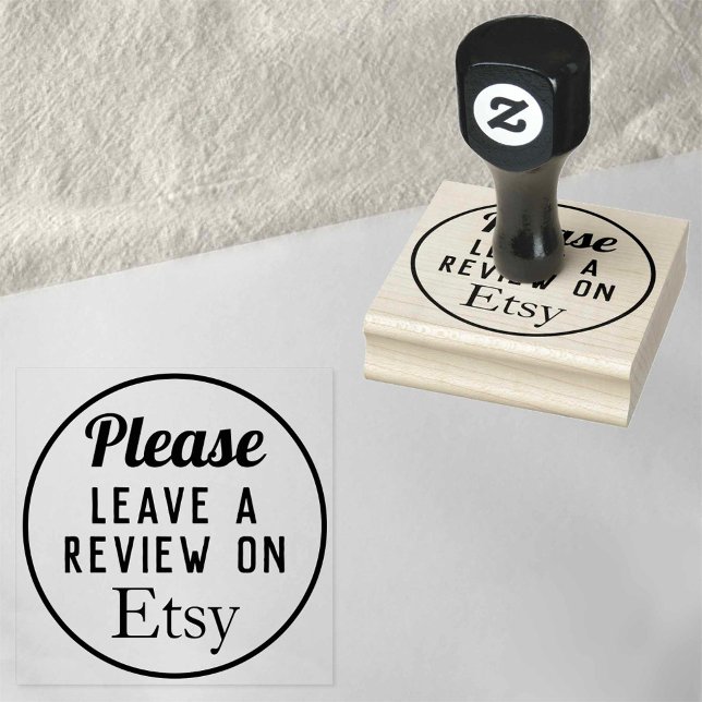 Etsy Crafting Review Rubber Stamp (Creator Uploaded)