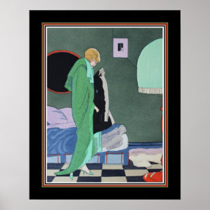 Ettore Tito Pochoir Art Déco