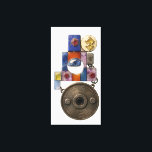 Etude 14: Chronograph. The Keeper of Time. Canvas Print<br><div class="desc">A mystical device designed to track the subtle shifts in temporal dimensions. Combining ancient runes with sacred gemstones,  the Chronograph serves as a key to the layers of reality within the "Point of Assembly" universe. 3D rendered with high precision and mystical atmosphere.</div>