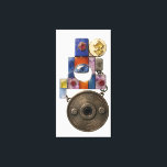 Etude 14: Chronograph. The Keeper of Time. Canvas Print<br><div class="desc">A mystical device designed to track the subtle shifts in temporal dimensions. Combining ancient runes with sacred gemstones,  the Chronograph serves as a key to the layers of reality within the "Point of Assembly" universe. 3D rendered with high precision and mystical atmosphere.</div>