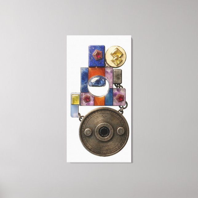 Etude 14: Chronograph. The Keeper of Time. Canvas Print (Front)