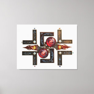 Etude № 15 - "To the Four Cardinal Directions" . Canvas Print