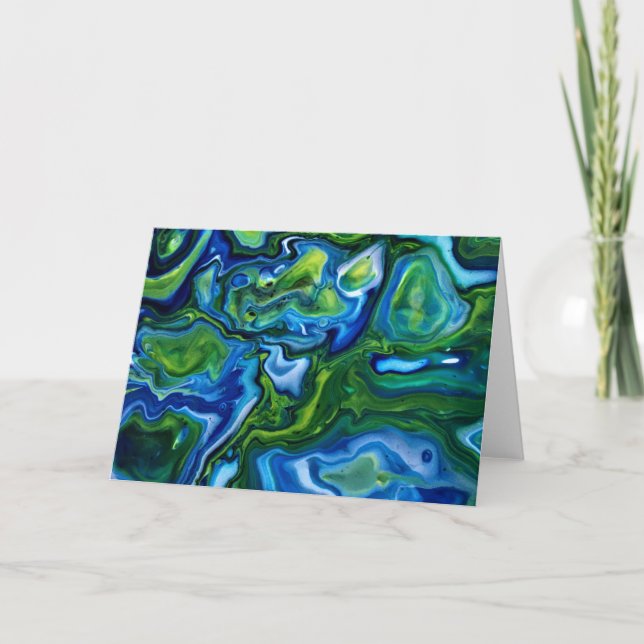 Étude Abstraite des couleurs 164, carte (Devant)