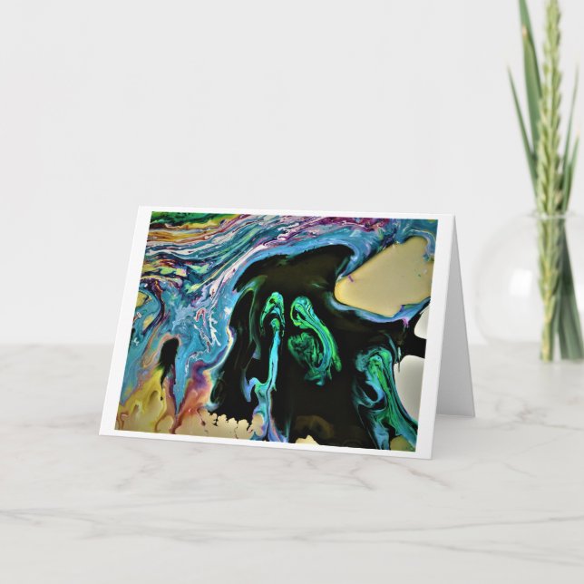 Étude couleur Abstraite 166, carte (Devant)