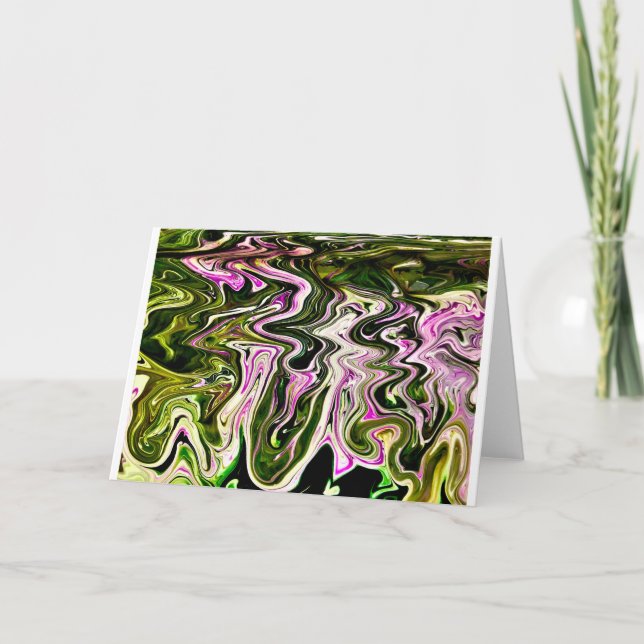 Étude couleur Abstraite 481, carte (Devant)