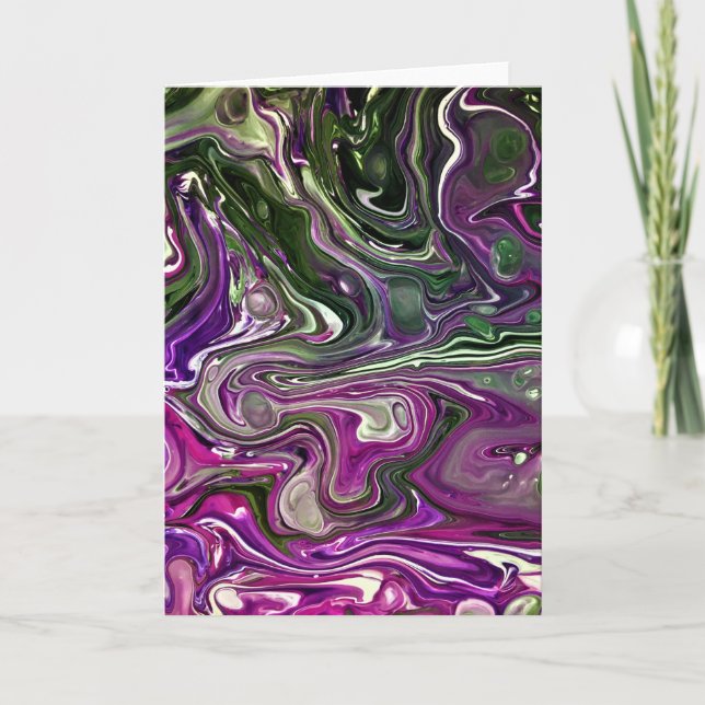 Étude de couleur Abstraite 410, carte (Devant)