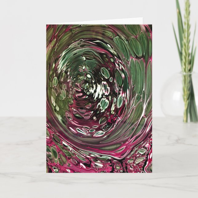 Étude de couleur Abstraite 433, carte (Devant)