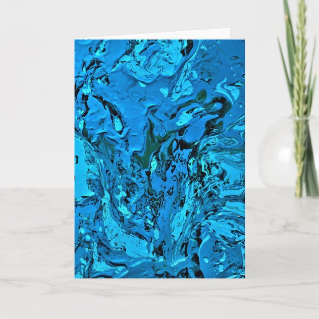 Étude de couleur Abstraite 5, carte (Devant)