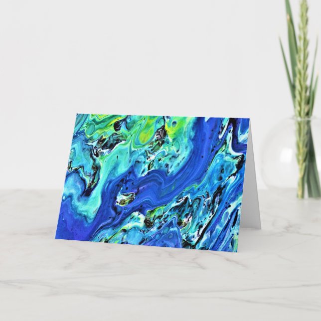 Étude de couleur Abstraite 66, carte (Devant)