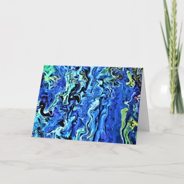 Étude de couleur Abstraite 72, carte (Devant)