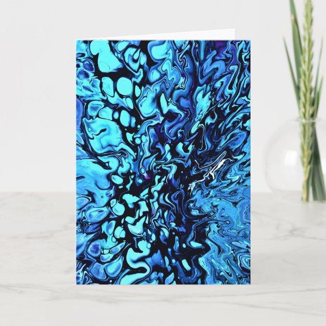 Étude de couleur Abstraite 74, carte (Devant)