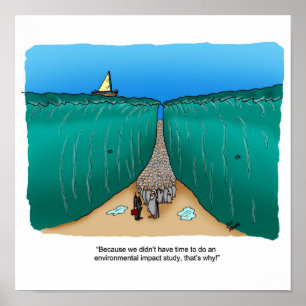 Étude d'impact environnemental Affiche de l'Humour
