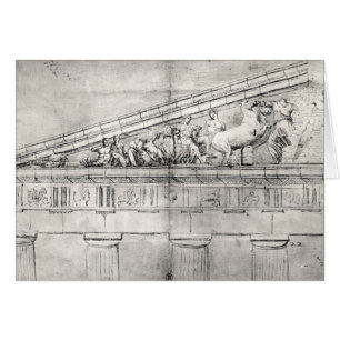 Étude d'un fronton du parthenon