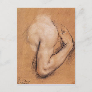 Étude d'une carte postale Bent Right Arm