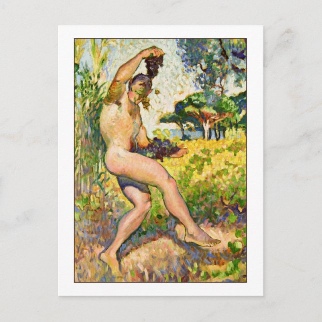 Etude Pour Faune by Henri-Edmond Cross Postcard (Front)