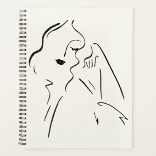 Étude simple - Croquis d'une dame