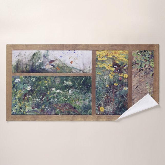 Études d'oiseaux, Bruno Liljefors (Serviette de bain)