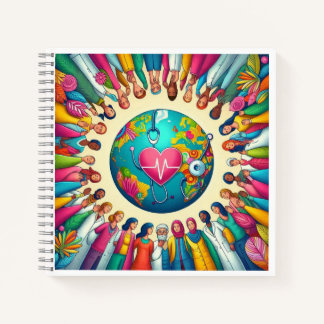 Études médicales - Cahier à reliure spirale
