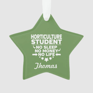 Étudiant du Collège d'horticulture sans vie ni a