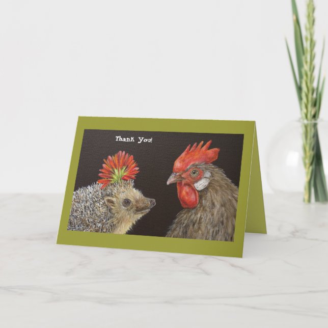 Étudiant et mentor, carte Merci ! (Devant)