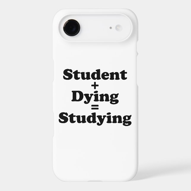Étudiant Plus Mort Égal Étudier (Verso)