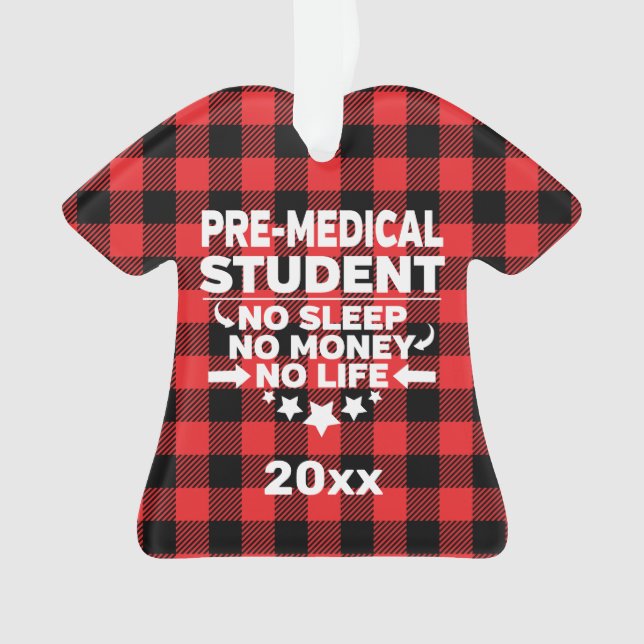 Étudiant pré-Médicale Pas de sommeil Argent Vie Ro (devant)