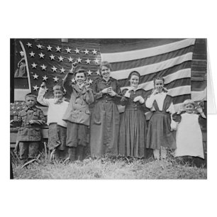 Étudiants de l'école St. Rita Cincinnati 1918