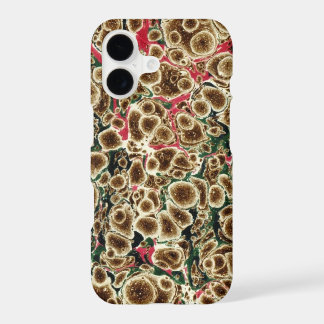 Étui à motif marbré marron, rose et vert Case-Mate