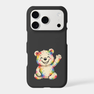 Étui à téléphone ours peint