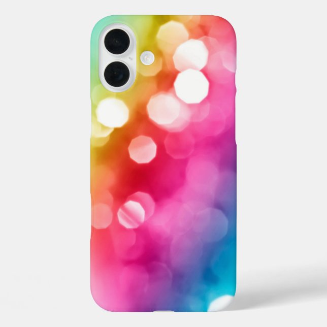 Étui Abstract Glow pour iPhone 16 Plus (Verso)