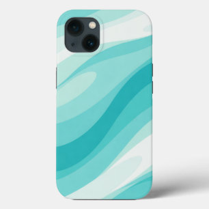 Étui Abstrait Aqua Wave