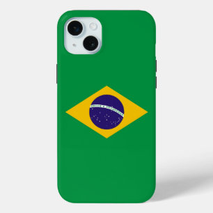Étui Apple iPhone 15 Plus, drapeau du Brésil
