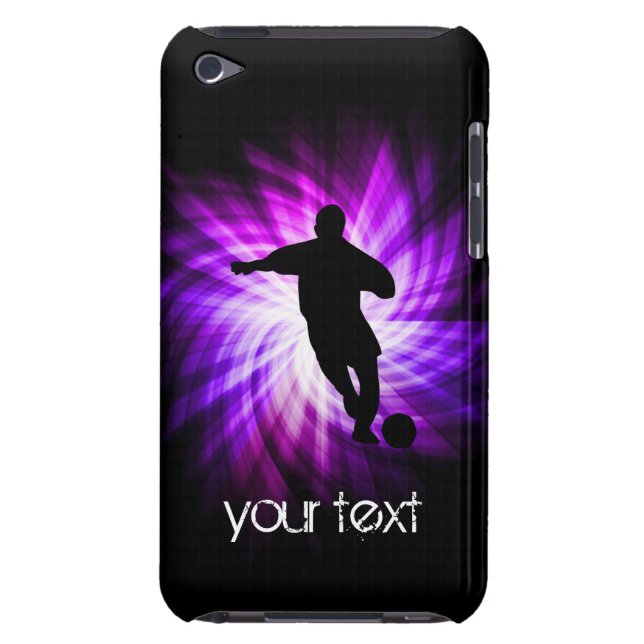 Étui Barely There iPod Football violet cool (Dos)