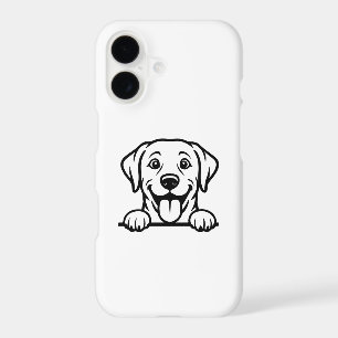 Étui blanc pour iPhone 17 avec un beau design de c