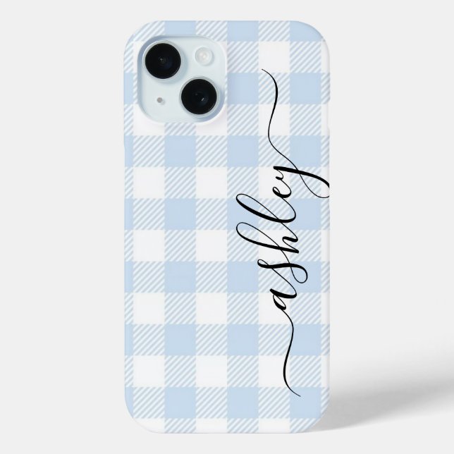 Étui CAN modifier la couleur Plaid Buffalo Calligr (Verso)
