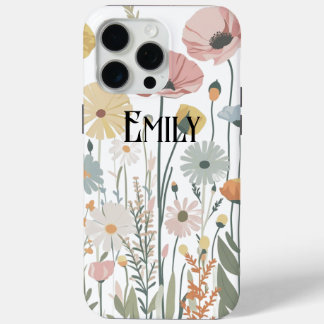 Étui Case-Mate iPhone fleurs roses mignonnes moder