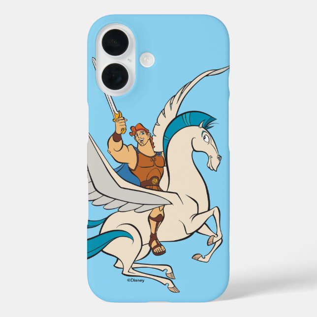Étui Case-Mate iPhone Hercule chevauchant Pégase (Verso)