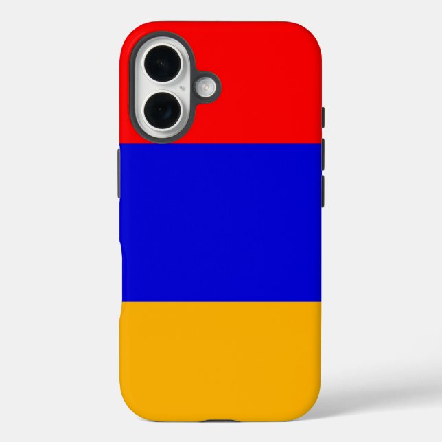 Étui Case-Mate pour Apple iPhone 16 avec drapeau d (Verso)