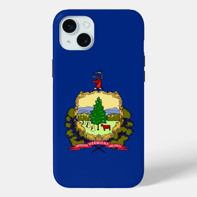 Étui Case-Mate pour iPhone 15 Plus, drapeau de l'É (Verso)