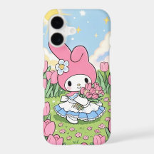 Étui Case Mate pour iPhone 17 Lapin Kawaii et Fleu