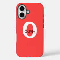 Étui Case-Mate Tough pour iPhone 16 INITIAL PERSON